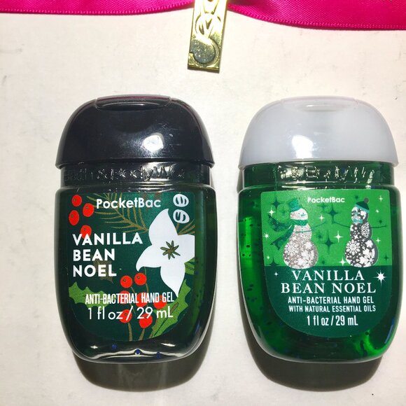 BBW Bath Body Works Vanilla Bean Noel Sanitizer Candle Spray Bundle Set Lot NWT - Picture 2 of 6
